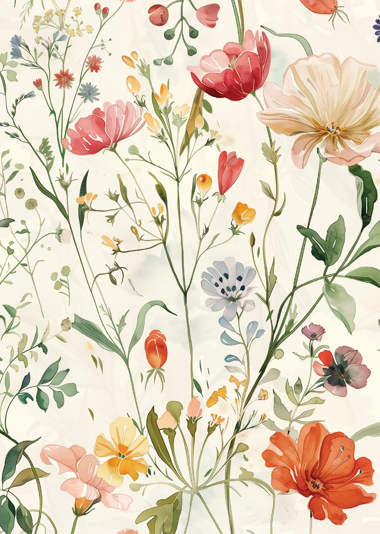 Watercolour Florals 1